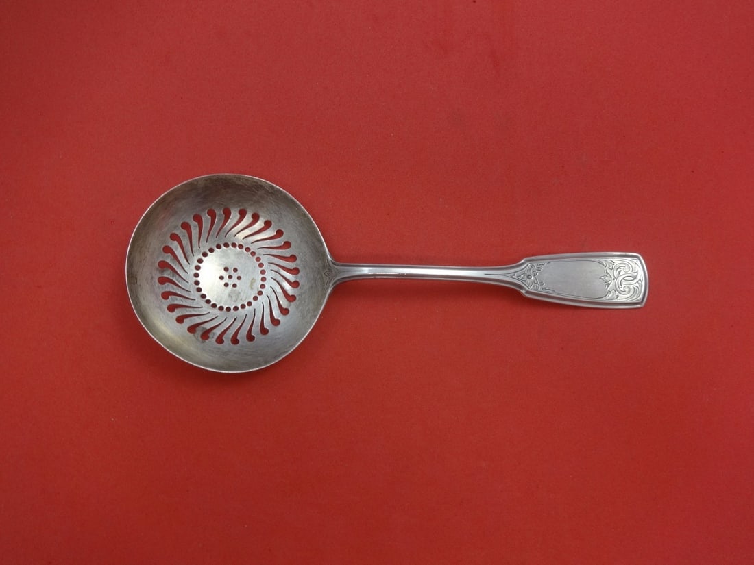Dominick & Haff Mayfair Engraved Sterling Silver Pea Spoon 8" (1 of 1)