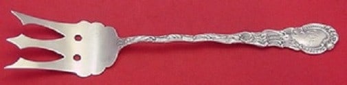 Durgin Louis XV Sterling Silver Salad Serving Fork 11 7/8 Inches Monogrammed (1 of 1)