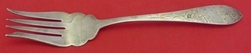 Frabee by Schofield Sterling Silver Cold Meat Fork 8 7/8 Inches: Frabee by Schofield Sterling Silver Cold Meat Fork 8 7/8 Inches This exquisite cold meat fork, crafted in sterling silver, features the elegant Frabee by Schofield pattern. Measuring 8 7/8 inches in l