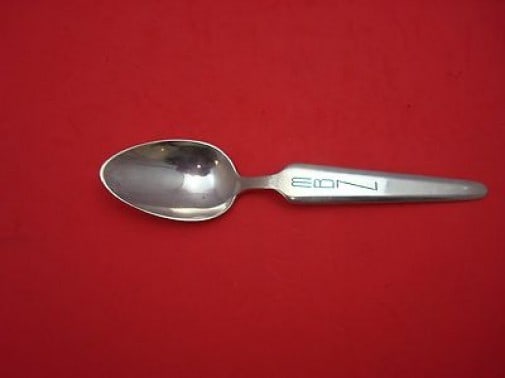 Sterling Silver Teaspoon Pattern 23 Dirk Van Erp 6 1/8": Sterling Silver Teaspoon Pattern 23 Dirk Van Erp 6 1/8" Sterling silver teaspoon in Pattern 23 by Dirk Van Erp. It is monogrammed (MBZ) and is described as being in excellent pre-owned condition. Spec