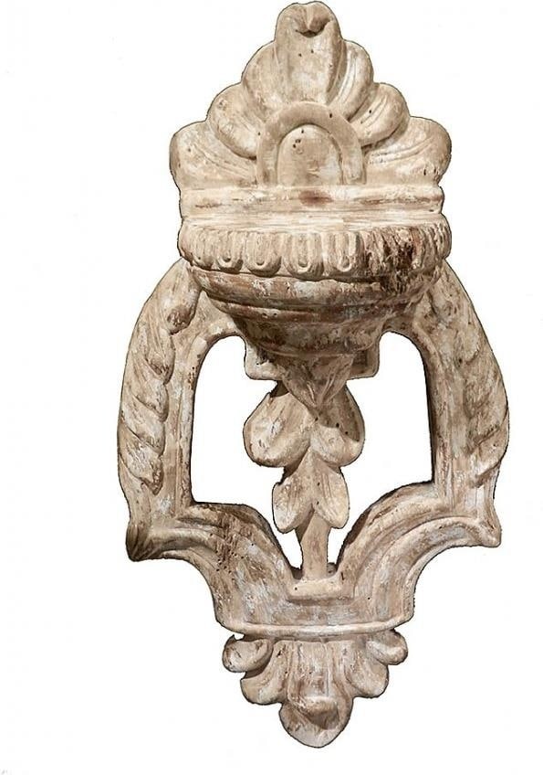 Provence Home Handcrafted Beige Wood Wall Candle Sconce: Provence Home Handcrafted Beige Wood Wall Candle Sconce Enhance your living space with this exquisite handcrafted beige wood sconce, designed in an elegant English traditional style. This wall candle 