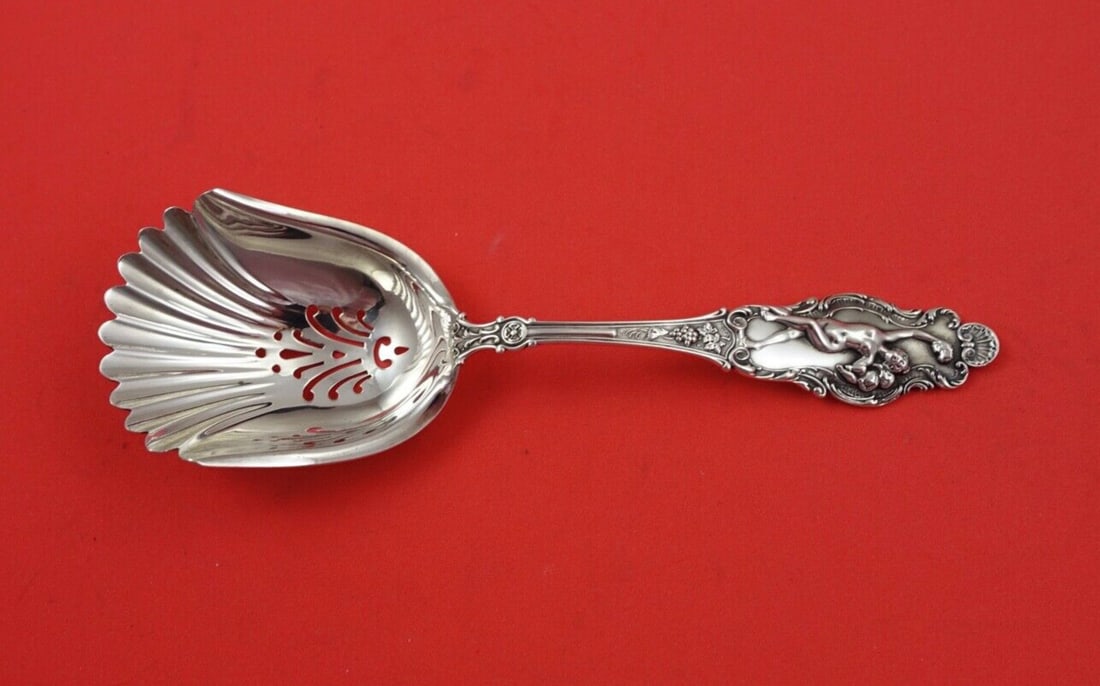 Watson Bacchante Sterling Silver 6 Inch Almond Scoop (1 of 2)