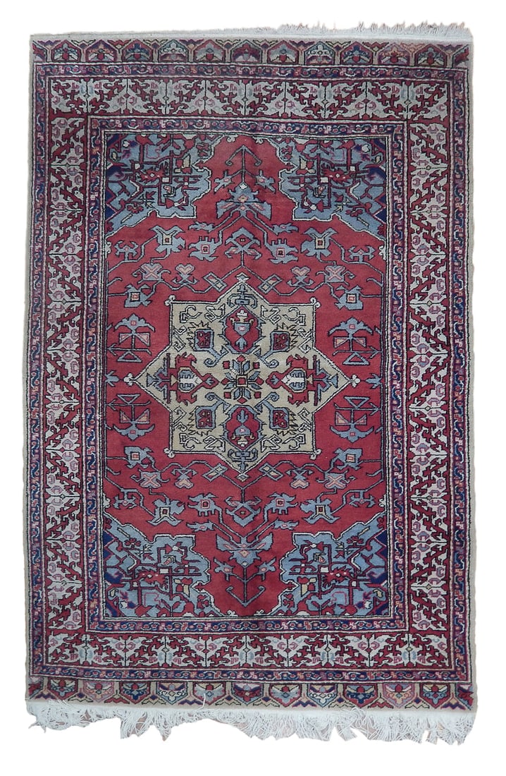 5.3 x 8.3 Persian Ardebil Area Rug: 5.3 x 8.3 Persian Ardebil Area Rug Free continental US Shipping Enhance your space with this exquisite 5.3 x 8.3 Persian Ardebil Rug, meticulously crafted to bring elegance and warmth to any room. Thi