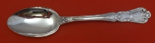 Schiavon Barocco Sterling Silver Large Serving Spoon 10 Inches: Schiavon Barocco Sterling Silver Large Serving Spoon 10 Inches Elevate your dining experience with this exquisite Barocco serving spoon by Schiavon, crafted in Italy from high-quality sterling silver.