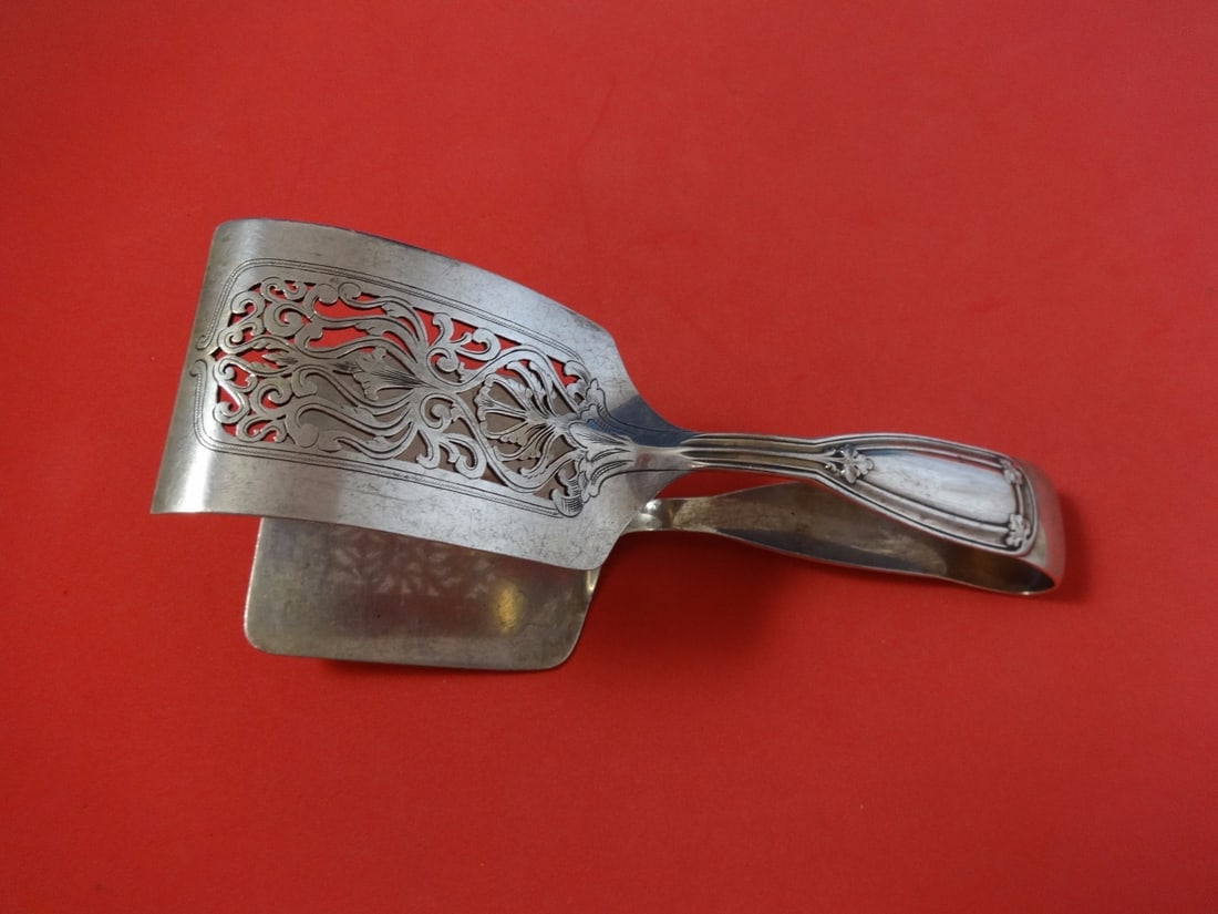 Tiffany & Co. Saint Dunstan Sterling Silver Asparagus Serving Tong 7.75" (1 of 1)