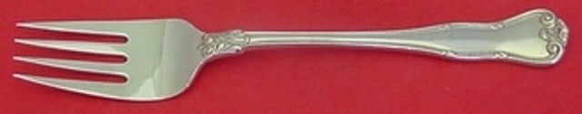 Tiffany & Co Provence Sterling Silver Cold Meat Fork 8 3/4 Inch: Tiffany & Co Provence Sterling Silver Cold Meat Fork 8 3/4 Inch Experience elegance with the Provence by Tiffany & Co. Sterling Silver Cold Meat Fork. Designed with straight tines and measuring 8 3/4 