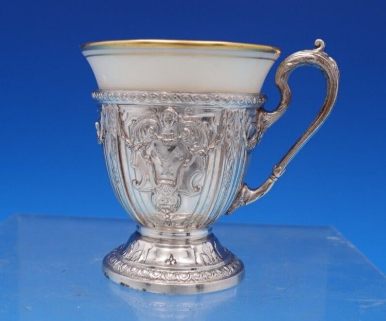 Reed and Barton Louis XV Sterling Silver Demitasse Cup with Liner #712C (1 of 12)