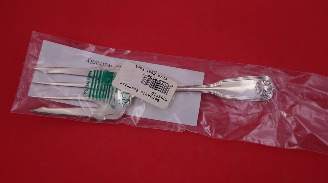 Towle Benjamin Franklin Sterling Silver Serving Fork 8 Inch (1 of 2)