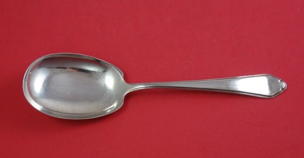 Blackinton Gilbert Stuart Sterling Silver Berry Spoon 8 Cartier (1 of 1)