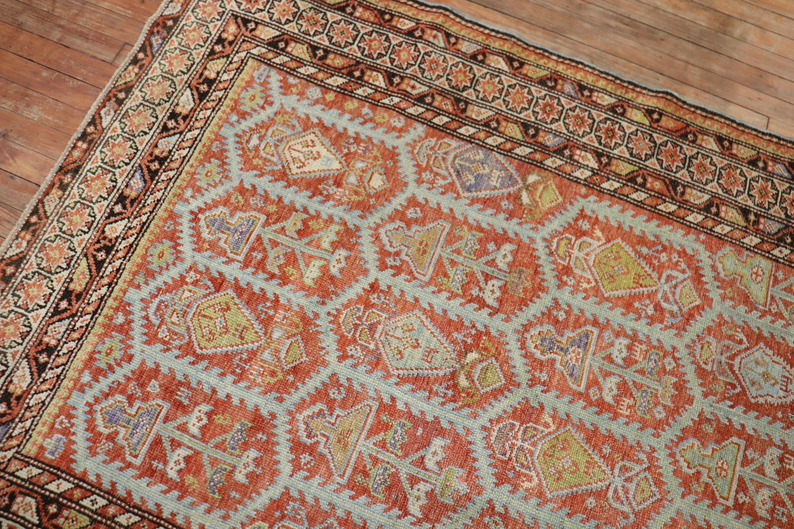 4' 9" x 9' 5" Persian Malayer Foyer Rug 1920s (1 of 7)