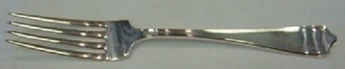 Alvin Maryland Sterling Silver Dinner Fork 7.5 inches Classic Design: Alvin Maryland Sterling Silver Dinner Fork 7.5 inches Classic Design This exquisite dinner fork is crafted in the Maryland pattern by Alvin, showcasing the elegance of sterling silver. Measuring 7 1/2