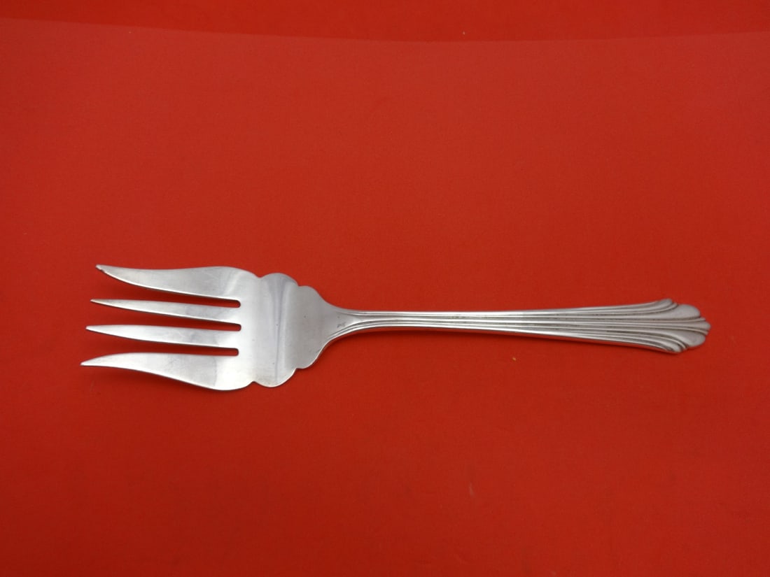 Stieff Homewood Sterling Silver 7 3/4 Cold Meat Fork: Stieff Homewood Sterling Silver 7 3/4 Cold Meat Fork Homewood by Stieff sterling silver cold meat fork in the Homewood pattern. It is not monogrammed and is in excellent pre-owned condition. Specifica