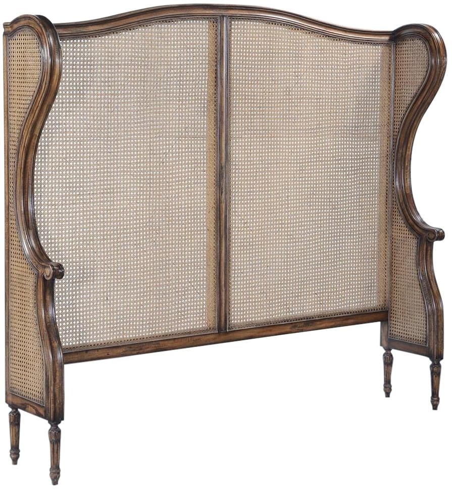 Kingstone European Style Queen Headboard in Rustic Pecan: Kingstone European Style Queen Headboard in Rustic Pecan Introducing the Elegant Traditional Kingstone Queen Headboard, a beautifully crafted piece that combines vintage charm with modern durability. 