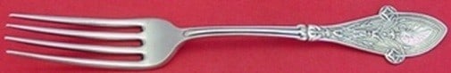 Tiffany Co Italian Sterling Silver 7 Inch Dinner Fork: Tiffany Co Italian Sterling Silver 7 Inch Dinner Fork Tiffany & Co. regular fork in the Italian pattern, made of sterling silver and originating from Italy. The piece is monogrammed, with monos varyin