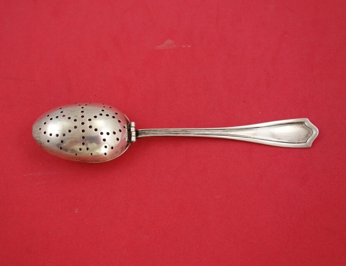 International Silver Governor Bradford Sterling Silver Tea Infuser Spoon 5.5" (1 of 2)