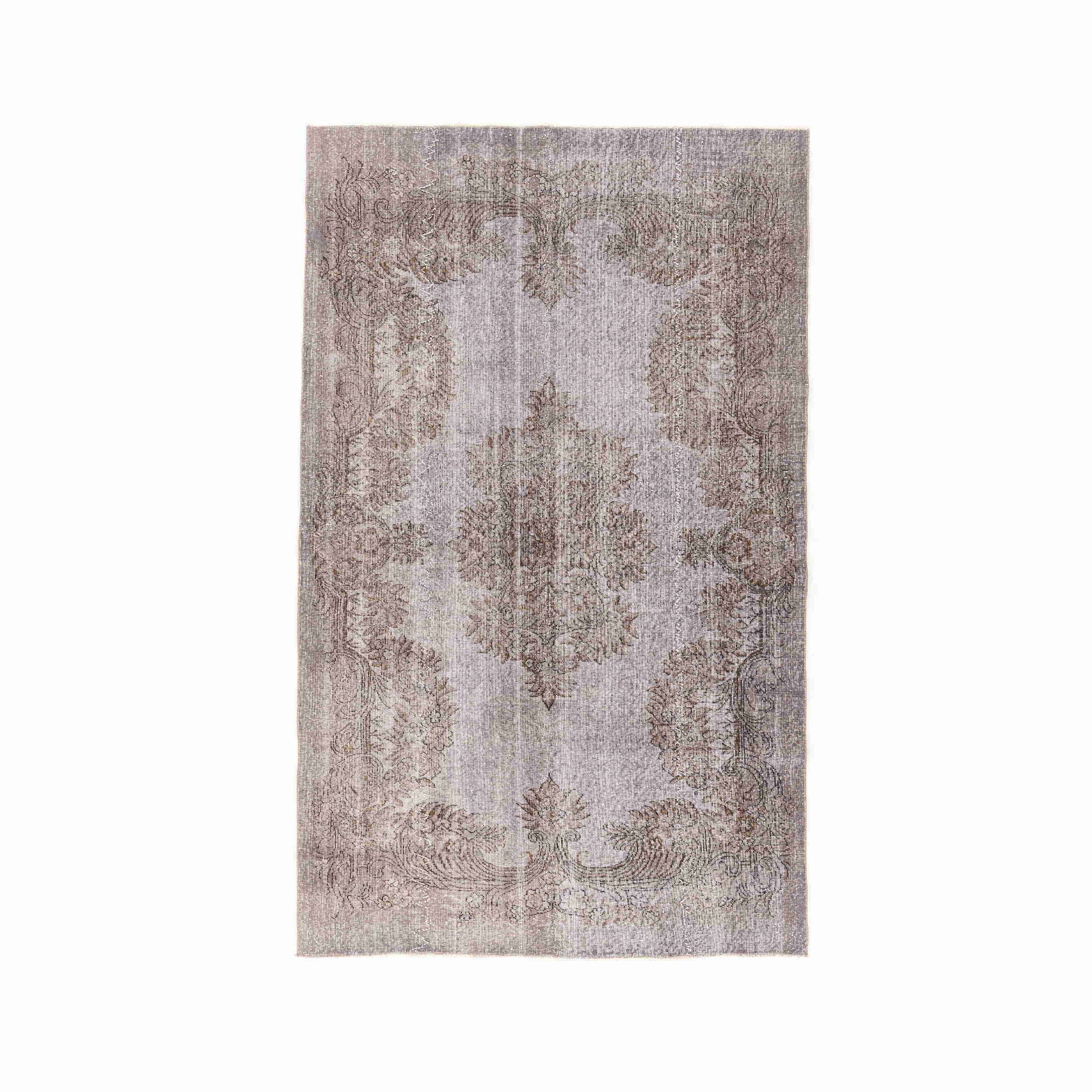 Vintage Handmade Wool on Cotton Carpet 65.4 x 107.1 Inches: Vintage Handmade Wool on Cotton Carpet 65.4 x 107.1 Inches Discover the charm of this Authentic Handmade Vintage Wool on Cotton carpet. Crafted with care, this exquisite piece features a double knot w