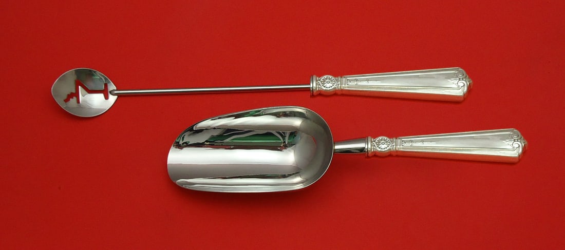 Durgin Victorian Sterling Silver 2pc Bar Set Custom Made (1 of 1)