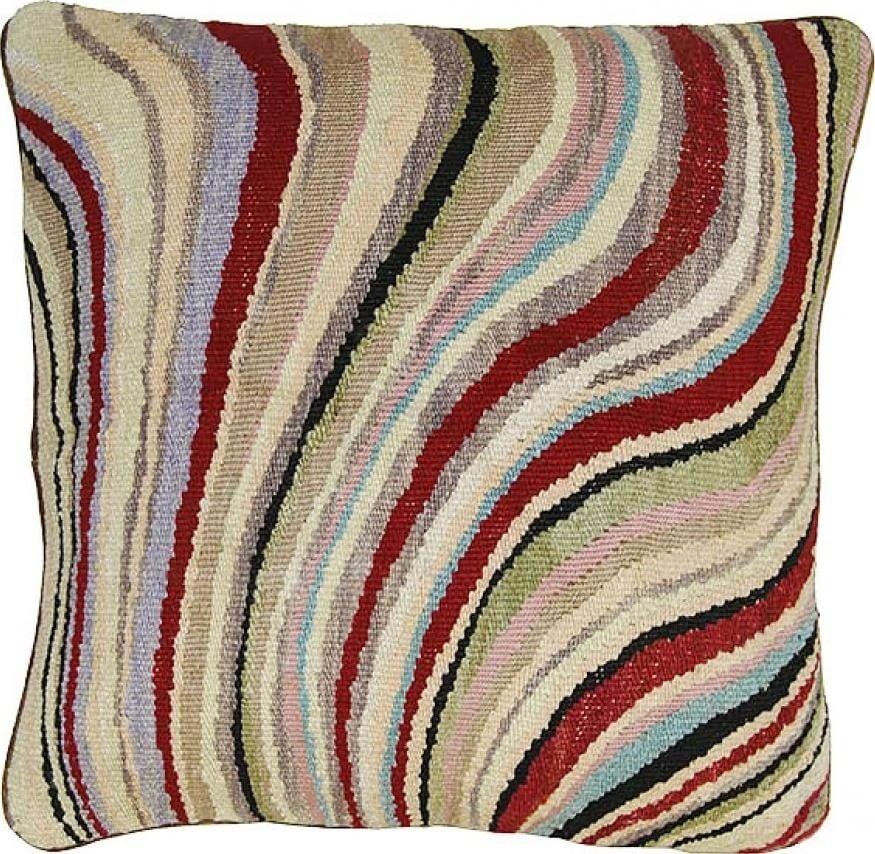 Provence Home Aubusson Velvet Throw Pillow Black Taupe 20x20 Handmade (1 of 1)