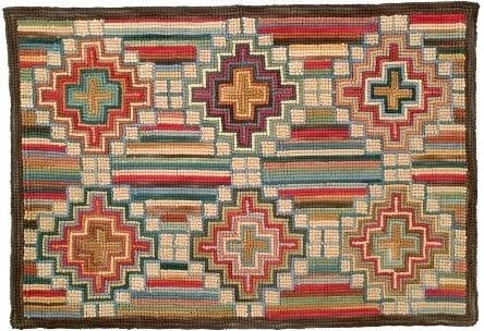 Rustic Camp Villa Montana Hand-Hooked Multi-Color Rug 3x5 (1 of 1)