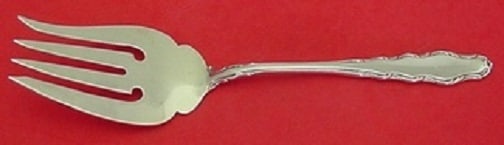 Sterling Silver Serving Fork Reed Barton English Provincial 8 5/8 (1 of 1)