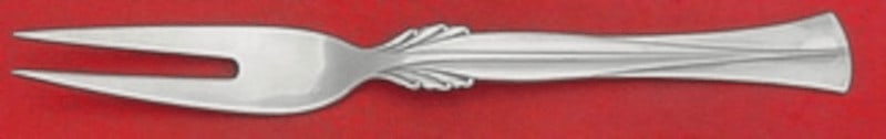 Frigast Queen Christina Sterling Silver 2-Tine Serving Fork 8 3 4 (1 of 2)
