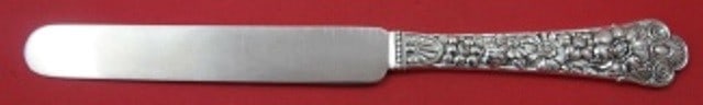 Gorham Cluny Sterling Silver Tea Knife Flat Handle 7.5 Inches: Gorham Cluny Sterling Silver Tea Knife Flat Handle 7.5 Inches This exquisite tea knife features a flat handle design and is crafted entirely from sterling silver. The knife belongs to the Cluny patter