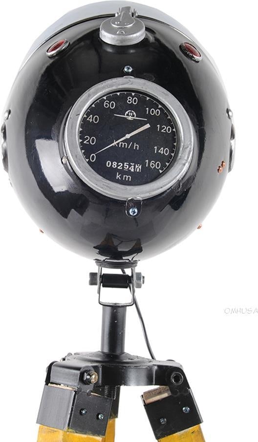 Jawa Motorcycle Headlight Tripod Lamp Industrial Vintage Style (1 of 7)