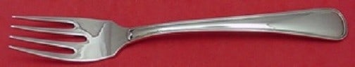Buccellati Old Italian Sterling Silver Salad Fork 4-Tine 6 5/8 inches: Buccellati Old Italian Sterling Silver Salad Fork 4-Tine 6 5/8 inches This exquisite salad fork by Buccellati features a classic Old Italian design, showcasing the brand's renowned craftsmanship. Craf