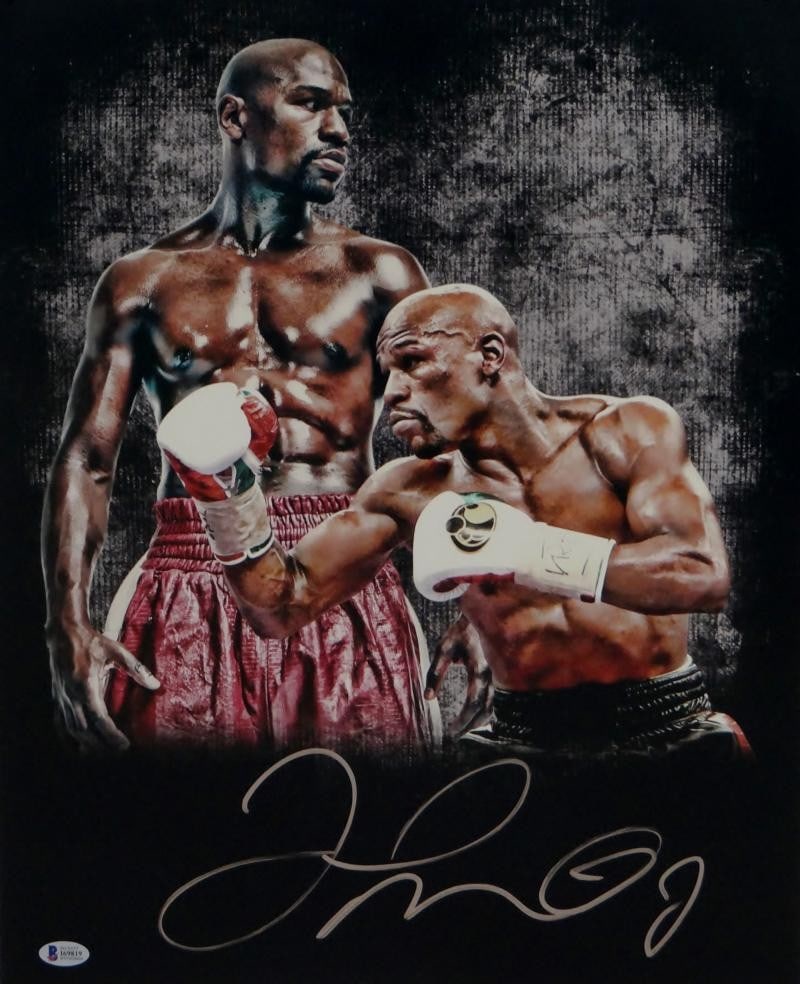 Beckett authenticated 16x20 signed Floyd Mayweather boxing photo (1 of 5)