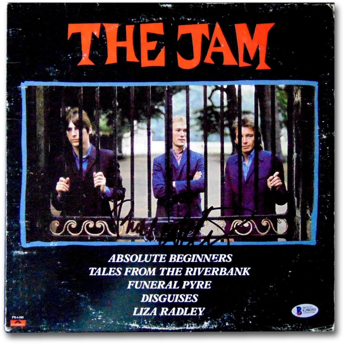 Paul Weller Autographed Album Cover The Jam Beckett Certified (1 of 5)