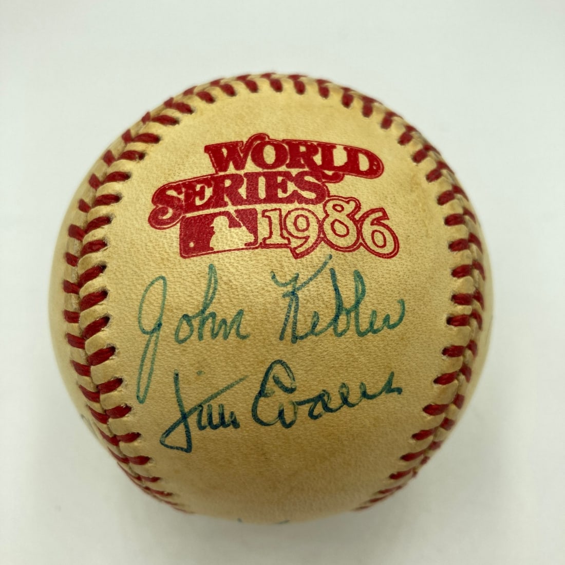 PSA DNA 1986 World Series baseball signed by umpire crew and Peter Ueberroth (1 of 11)