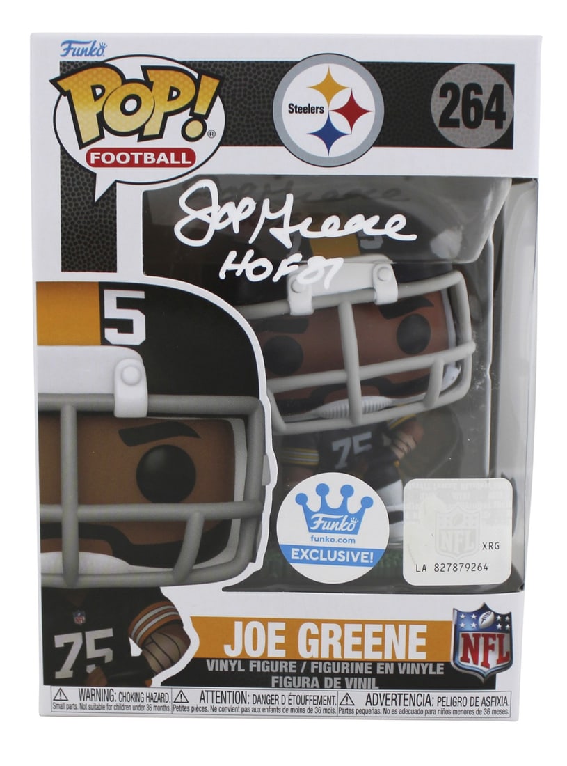 Joe Greene signed Funko Pop 264 with HOF 87 Beckett BAS (1 of 7)