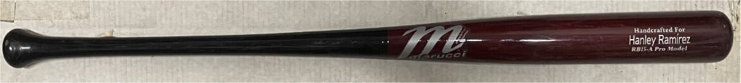 Marucci Handcrafted Pro Model Game Used Bat Hanley Ramirez Dodgers (1 of 4)