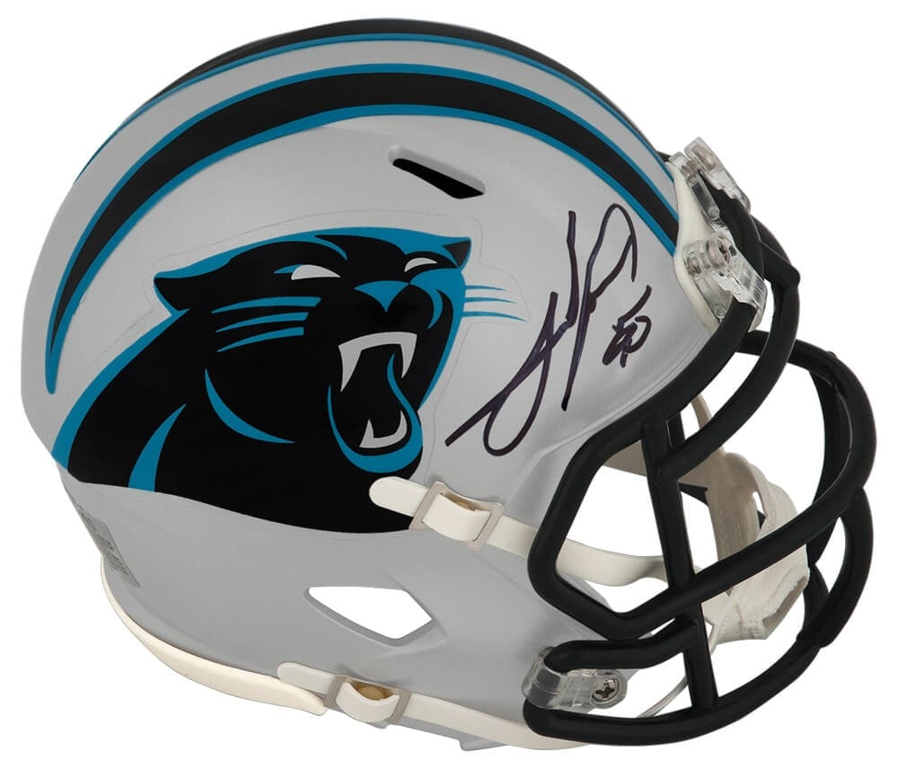 Julius Peppers Signed Carolina Panthers Mini Helmet with COA (1 of 1)
