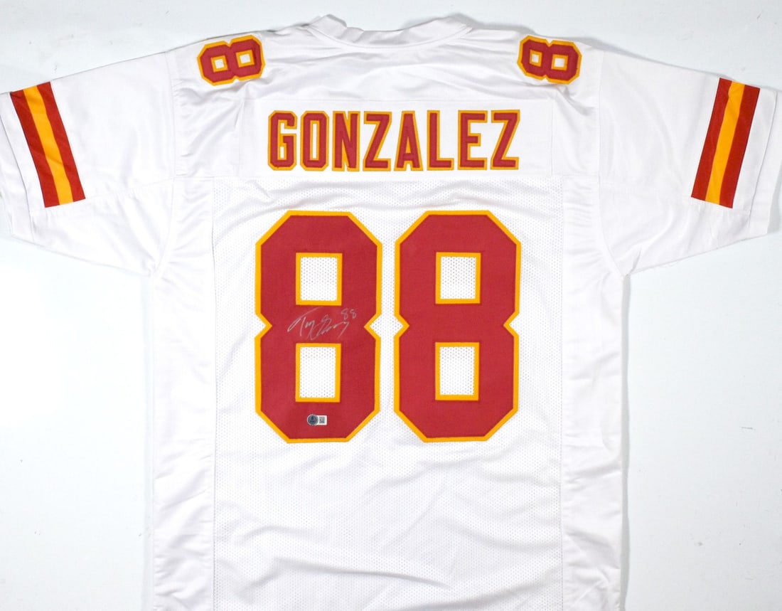 Tony Gonzalez Signed Kansas City Chiefs Pro Jersey With Beckett W Hologram (1 of 3)