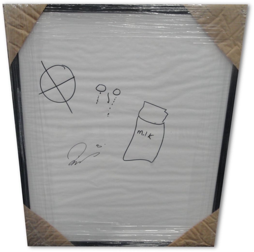 Drew Doughty Autographed Original Drawing Los Angeles Kings Art: Drew Doughty Autographed Original Drawing Los Angeles Kings Art This unique piece features an original drawing personally created and signed by NHL player Drew Doughty. The artwork showcases the theme