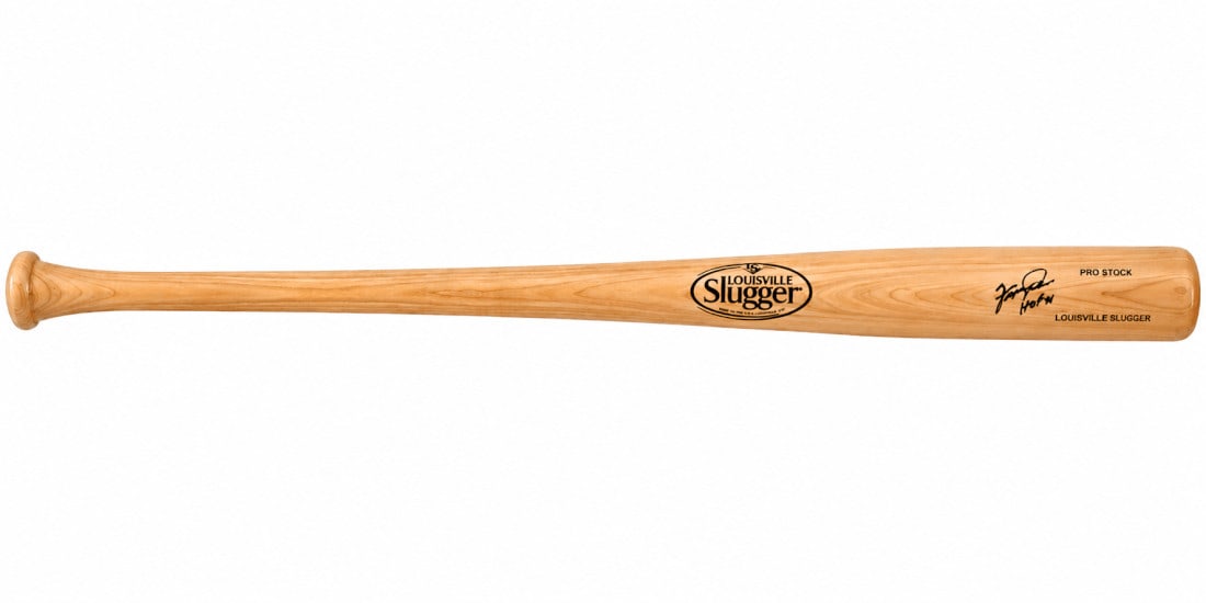 Autographed Louisville Slugger Pro Stock Bat Fergie Jenkins HOF 91 COA (1 of 1)