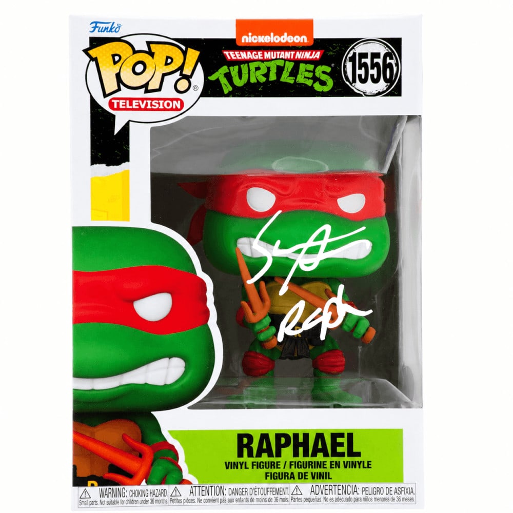 Sean Astin autographed Raphael TMNT Nickelodeon Funko Pop 1556 JSA COA (1 of 2)