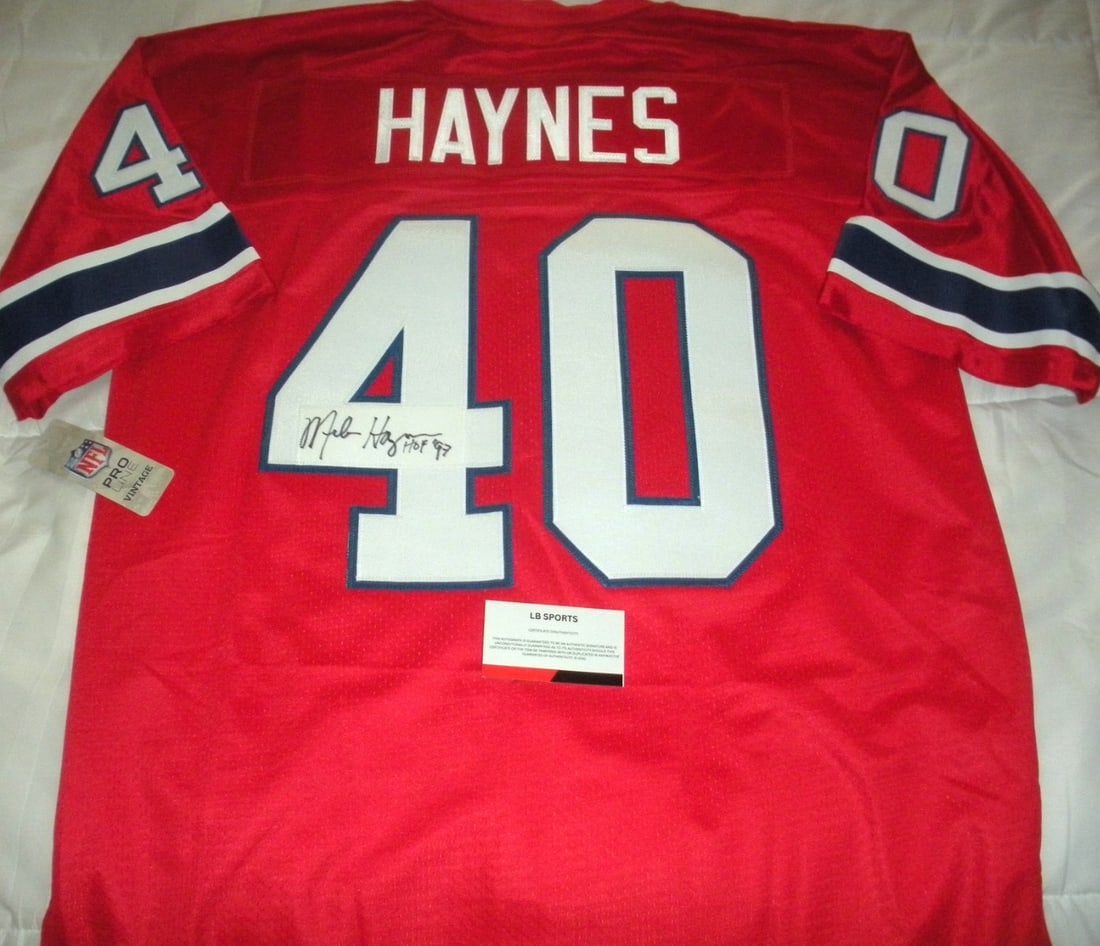 Signed New England Patriots Pro Line Jersey Mike Haynes COA (1 of 3)