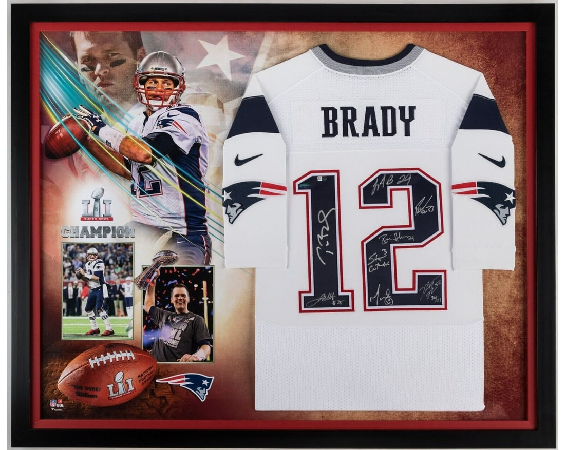 Tom Brady Signed 2016 Patriots Super Bowl LI Jersey Limited Edition 30/51 (1 of 6)