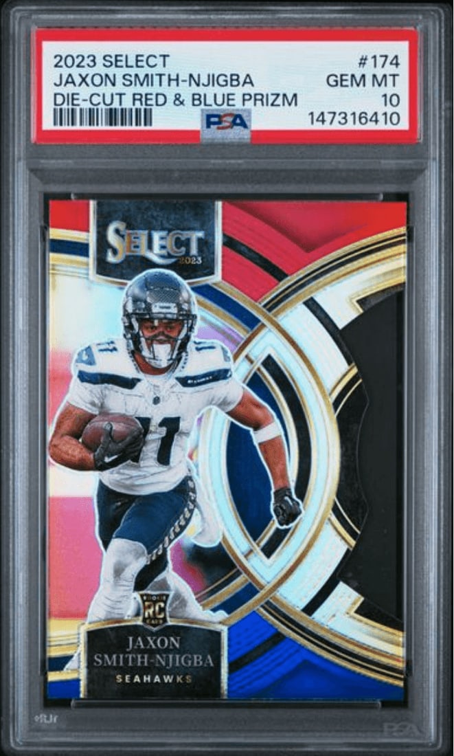 PSA 10 2023 Panini Select Jaxon Smith Njigba #174 Rookie Card (1 of 2)