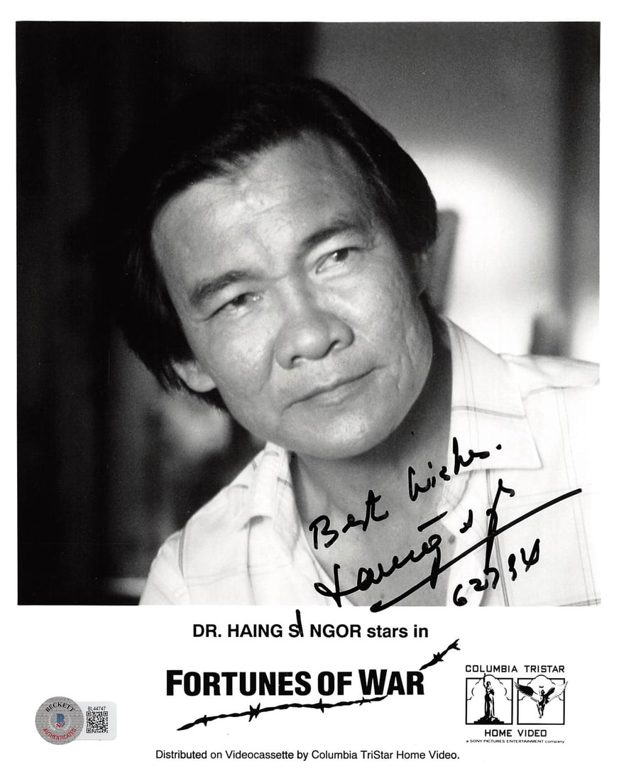 Signed Haing S. Ngor 8x10 Photograph Best Wishes BAS BL44747 (1 of 3)