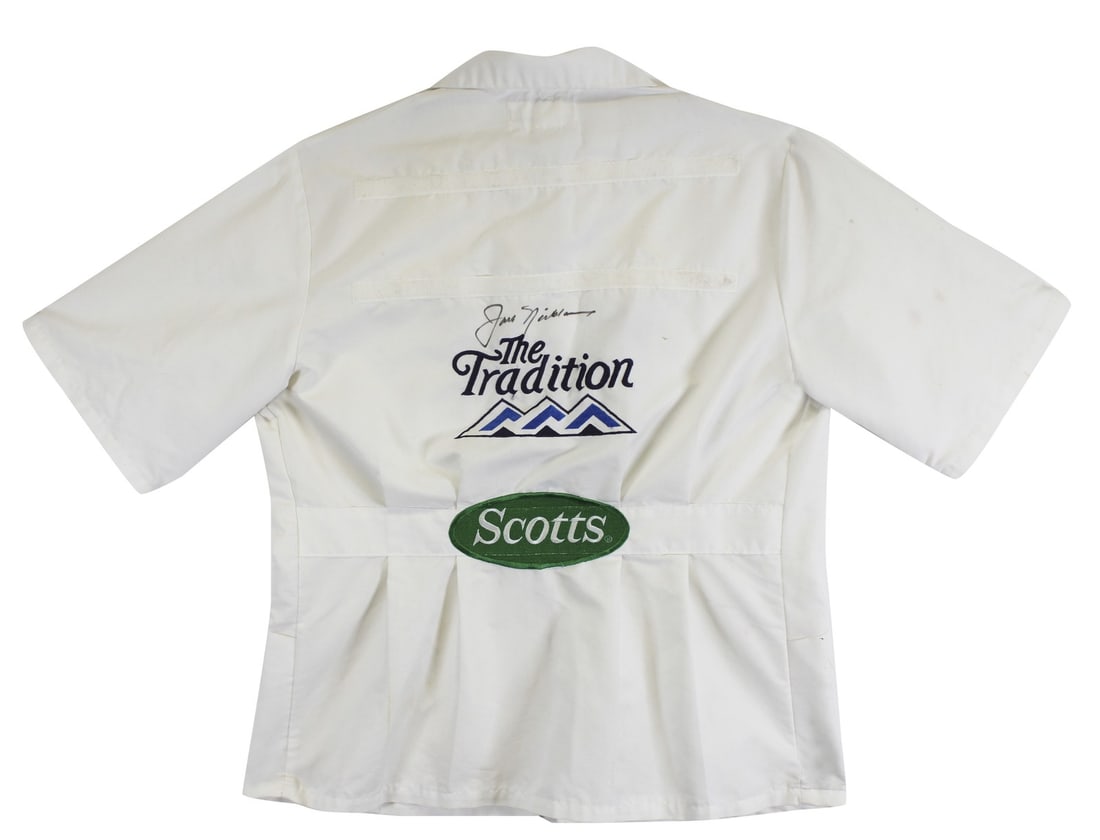 Jack Nicklaus Signed The Tradition Caddy Bib Shirt Beckett COA (1 of 5)
