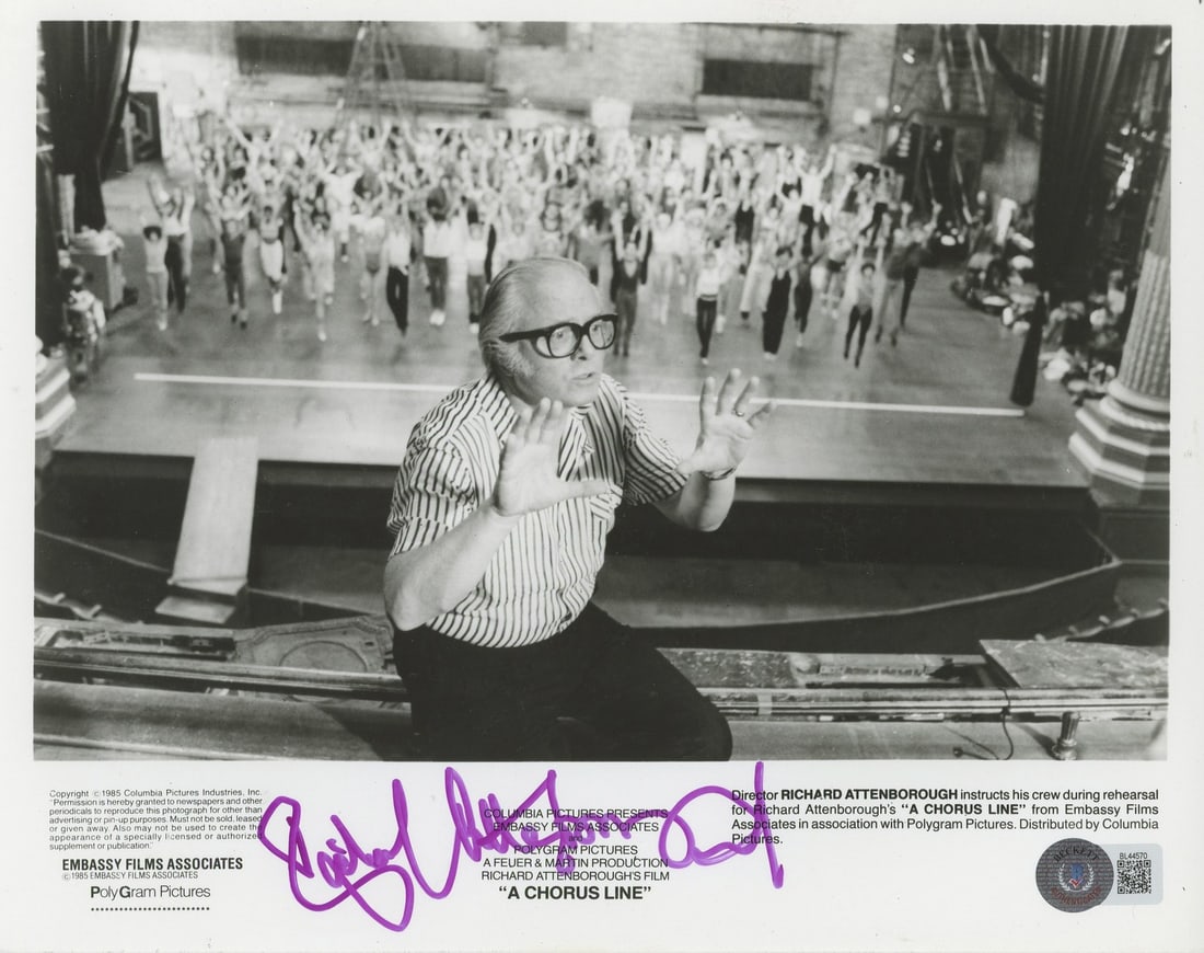 Beckett Certified Richard Attenborough Signed A Chorus Line 8x10 Photograph (1 of 3)