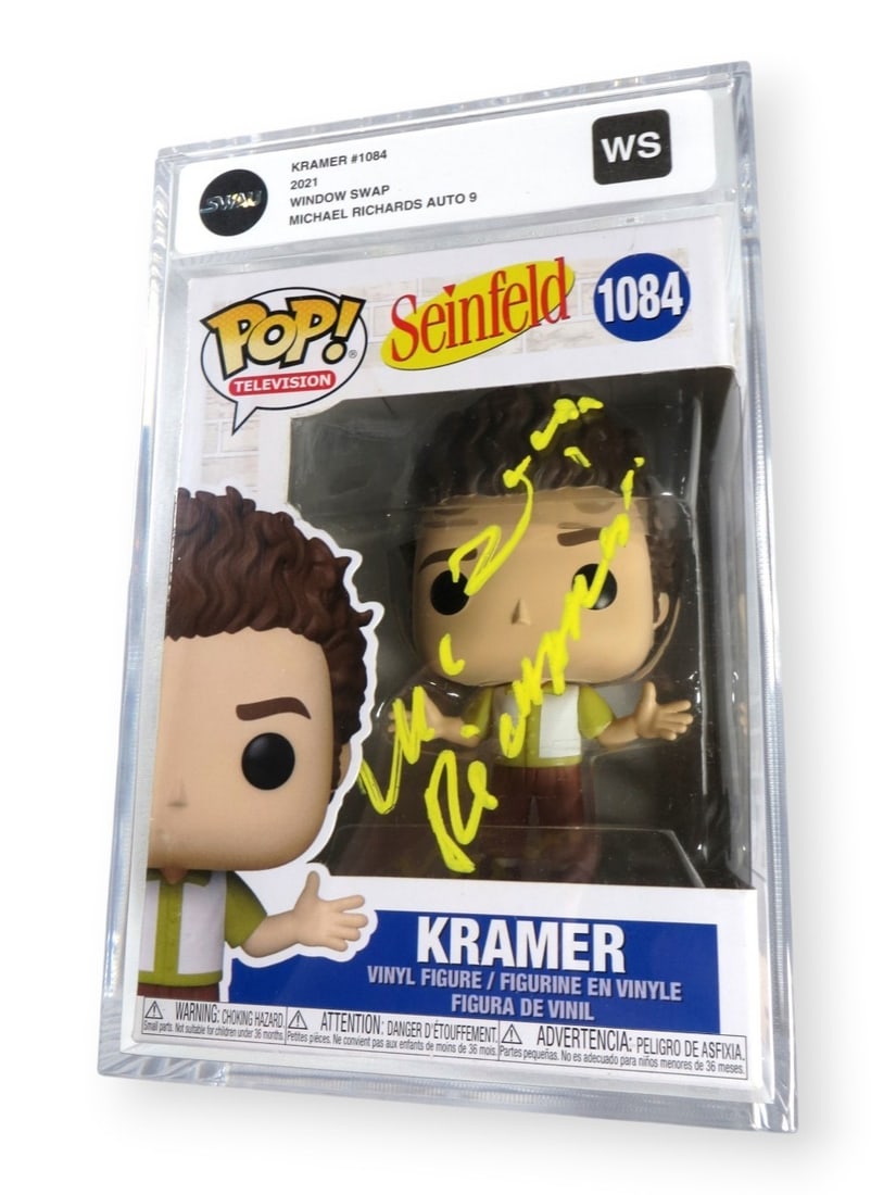 Beckett authenticated Michael Richards signed Funko Pop Seinfeld Kramer (1 of 2)