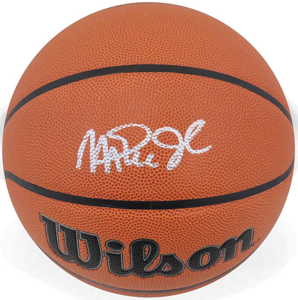 Magic Johnson Signed Wilson NBA Basketball with Beckett COA: Magic Johnson Signed Wilson NBA Basketball with Beckett COA Enhance your collection with this authentic Magic Johnson signed Wilson Indoor/Outdoor NBA basketball. This official basketball features the