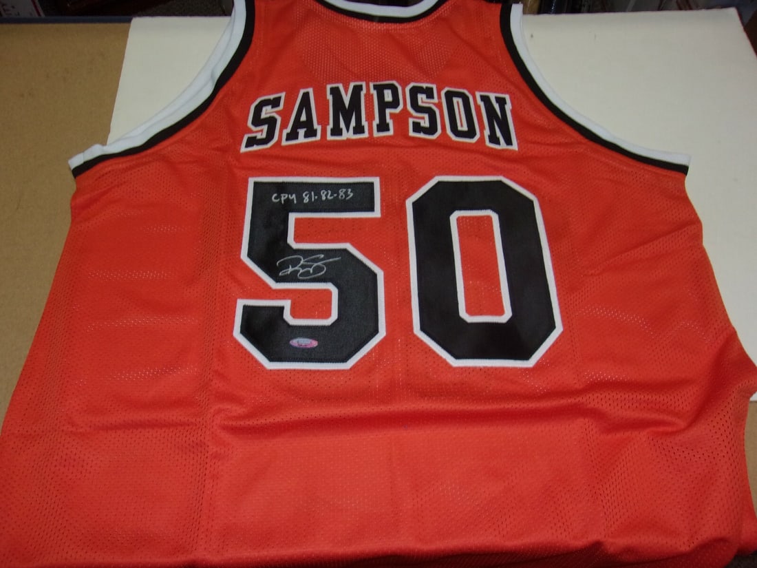 Signed Virginia Cavaliers Ralph Sampson Jersey With COA Original 81-83 Seasons (1 of 2)