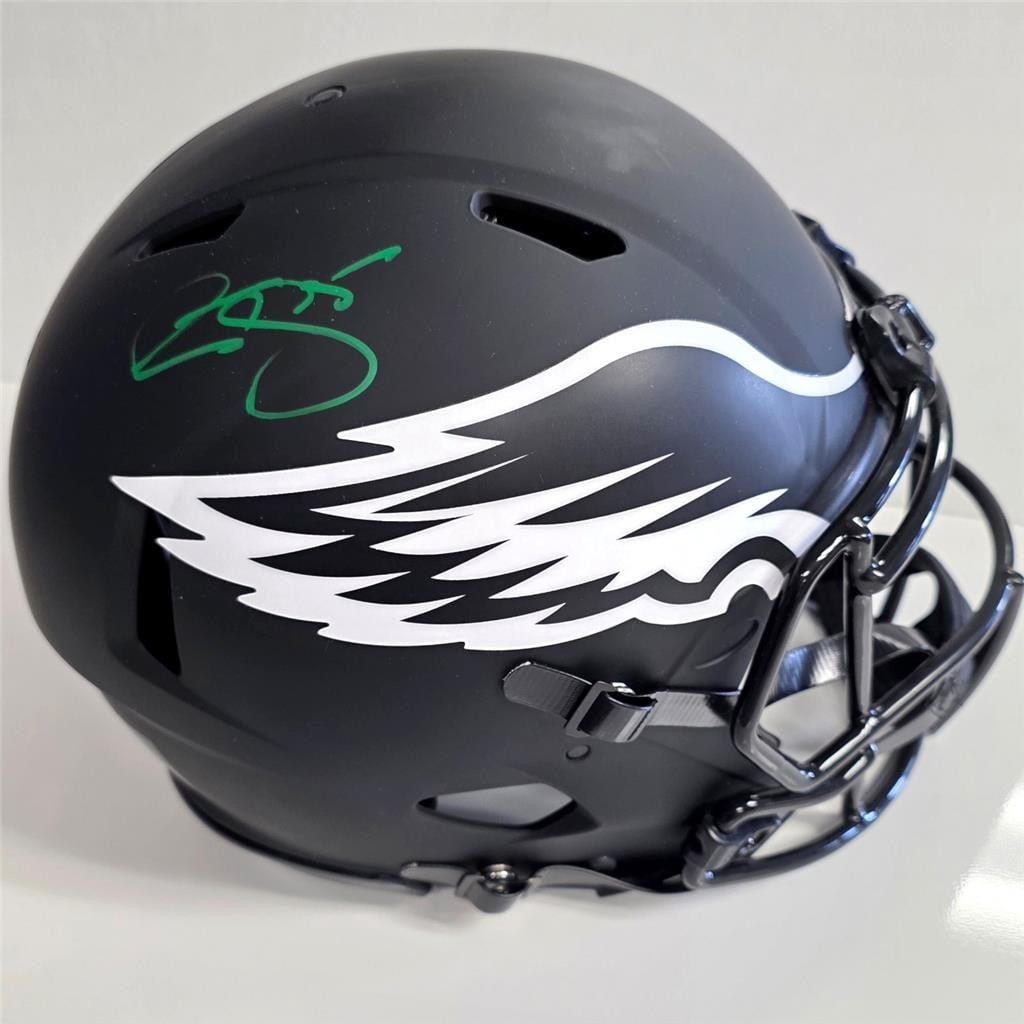 Eagles full size helmet signed by Donovan McNabb BAS: Eagles full size helmet signed by Donovan McNabb BAS This is an original Philadelphia Eagles Eclipse full size helmet autographed by Donovan McNabb. The signature has been authenticated by Beckett Aut