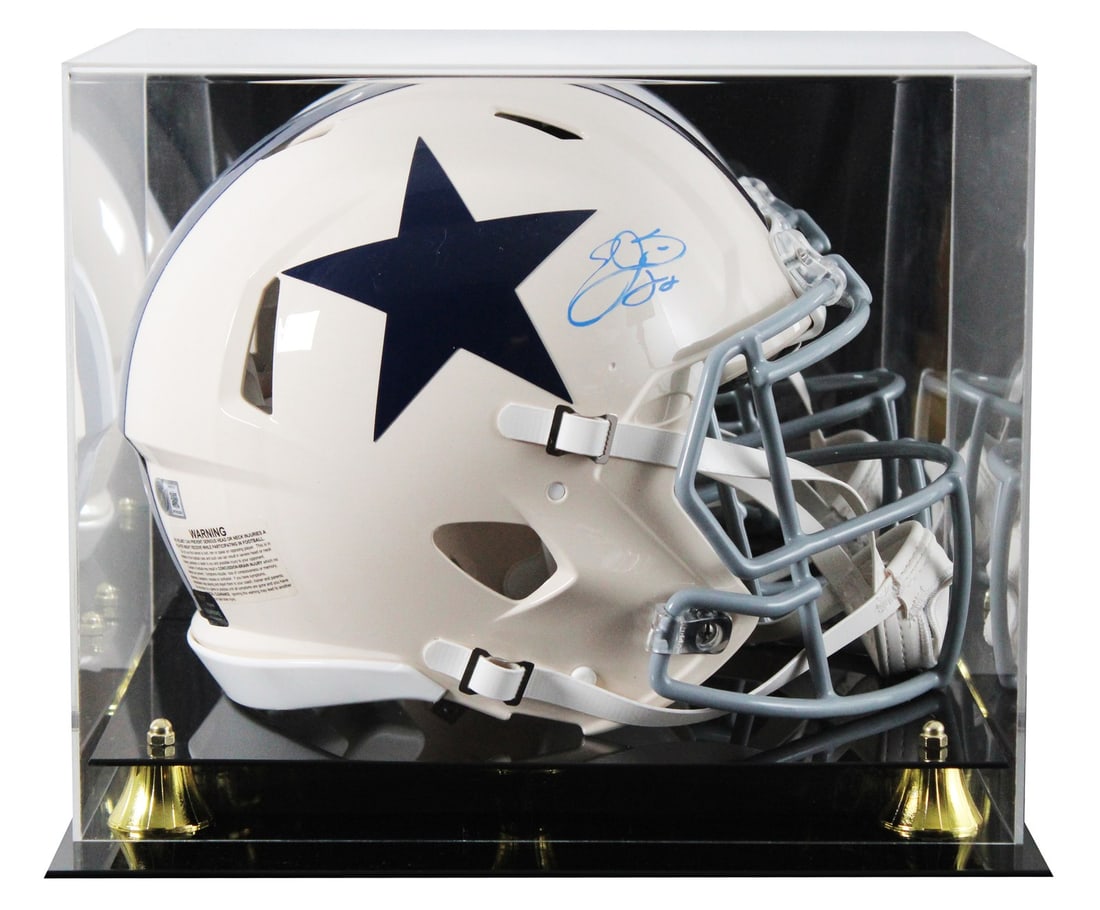 Emmitt Smith autographed Cowboys Riddell Speed Proline helmet with Beckett case (1 of 6)
