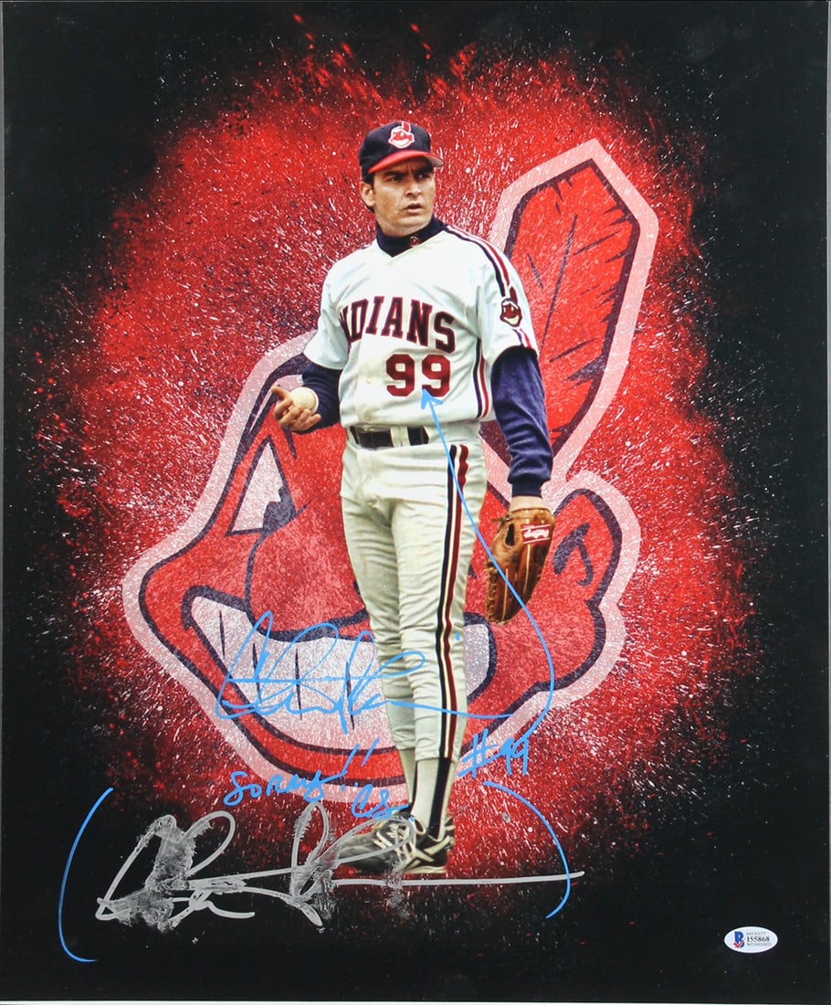 Charlie Sheen Autographed 16X20 Sorry Inscription Photo BAS Witnessed Authentication (1 of 10)